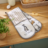 Ulster Weavers Country Dogs Double Oven Glove - Country Dogs Double Oven Glove In Brown 2