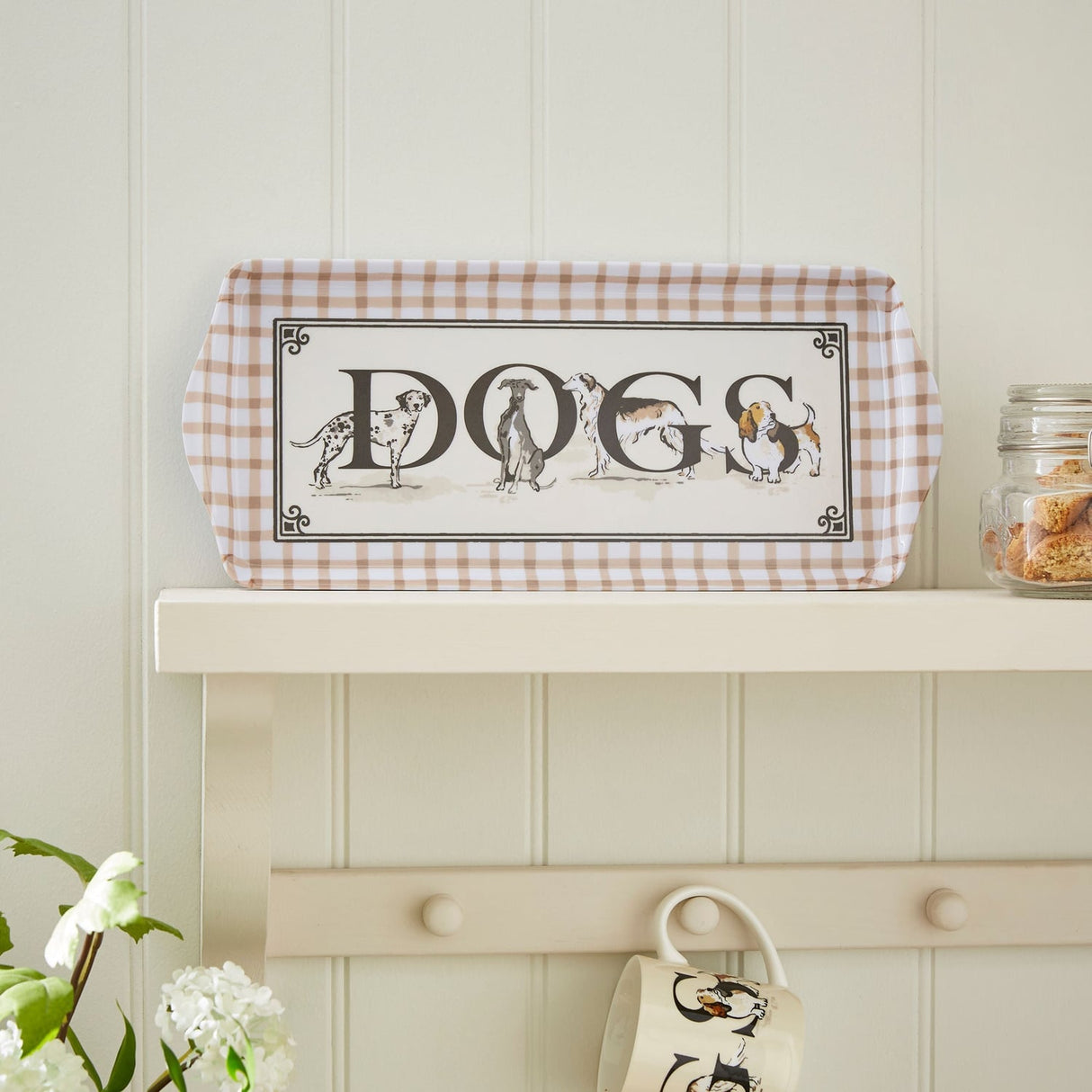 Ulster Weavers Country Dogs Large Scatter Tray - Country Dogs Small Serving Tray In Brown 2