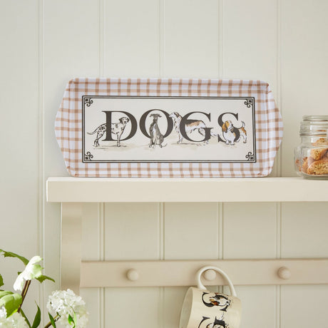 Ulster Weavers Country Dogs Large Scatter Tray - Country Dogs Small Serving Tray In Brown 2