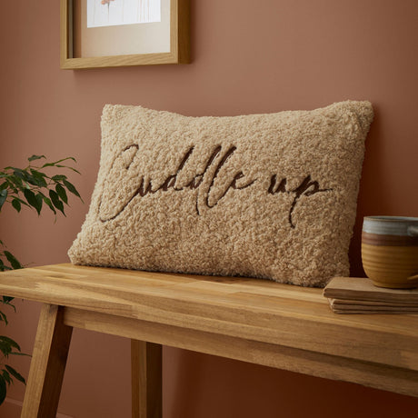 Cuddle Up Soft Cushion Cover 30cm x 50cm - Natural