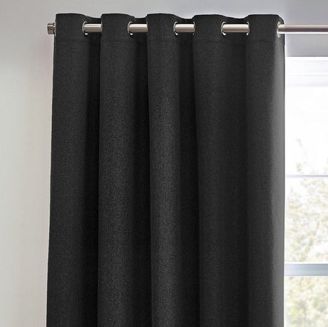 Dawn Blackout Lined Eyelet Curtains by furn.