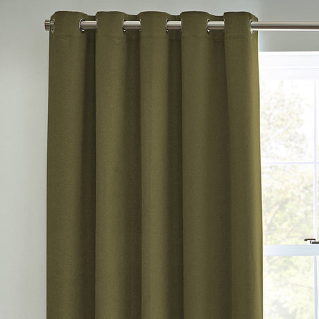 Dawn Blackout Lined Eyelet Curtains by furn.