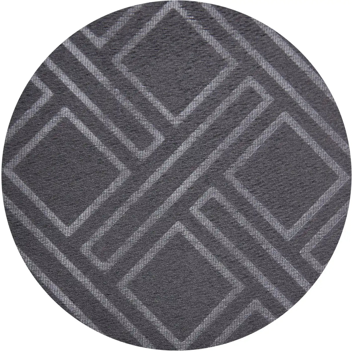 Alan Symonds Diamond Dim Out Eyelet Ring Top Curtains in Charcoal - Image 4