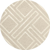 Alan Symonds Diamond Dim Out Eyelet Ring Top Curtains in Cream - Image 5