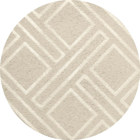 Alan Symonds Diamond Dim Out Eyelet Ring Top Curtains in Cream - Image 5