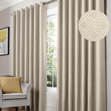 Alan Symonds Diamond Dim Out Eyelet Ring Top Curtains