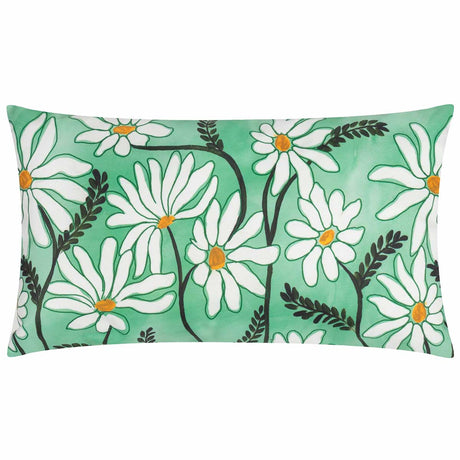 Daisy Fields Outdoor Cushion Cover / Filled Cushion 12" x 20" (30cm x 50cm) by Wylder Nature