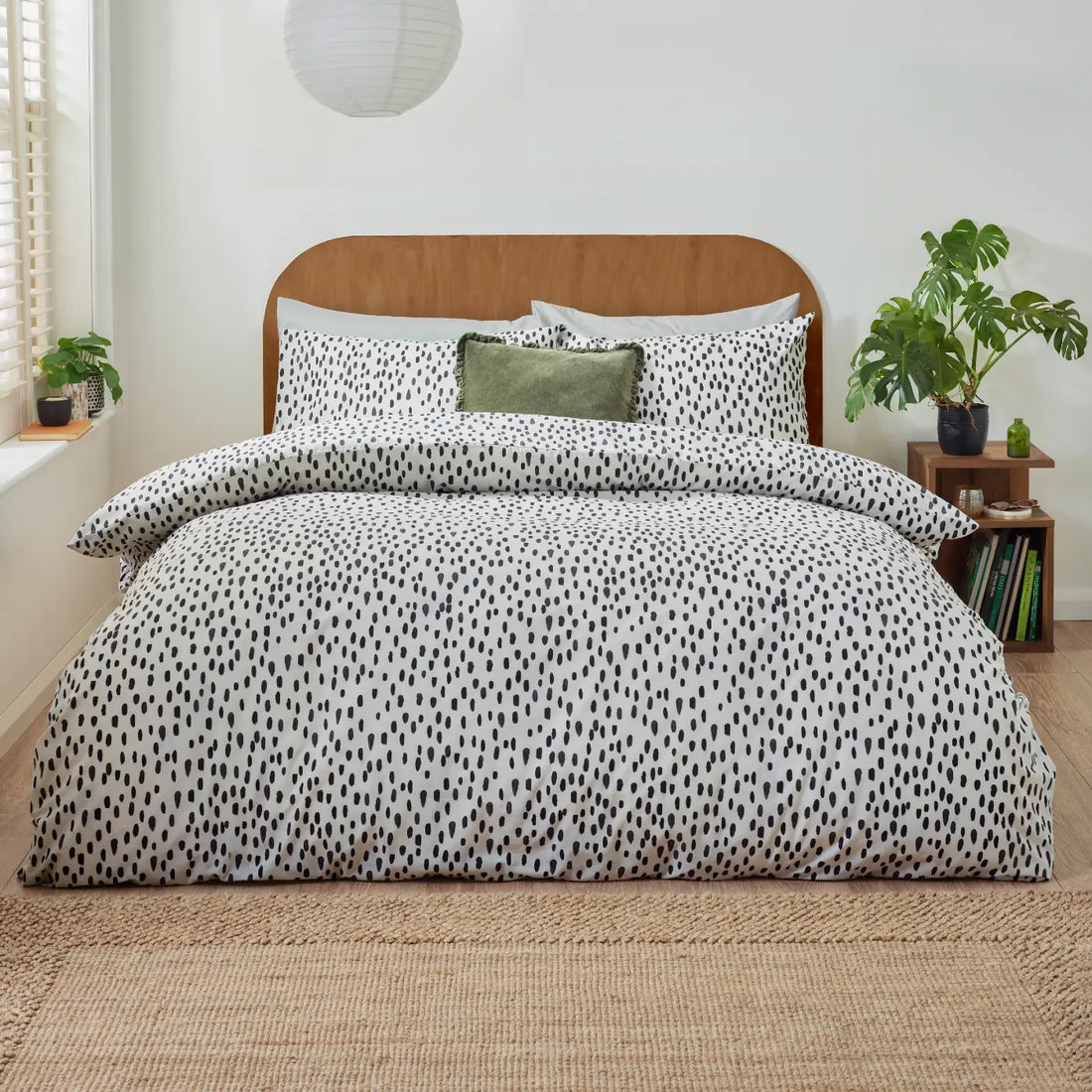 Dottie Polycotton Duvet Cover Set - Multicolour