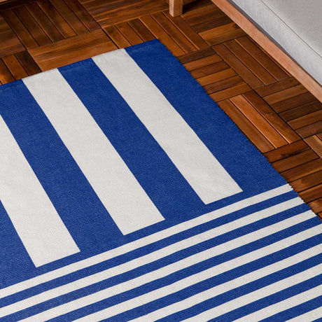 Deck Stripe Outdoor Rug 120cm x 170cm by furn.