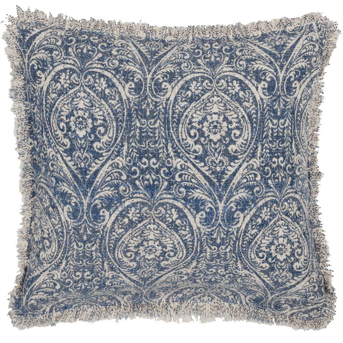 Durelle 100% Cotton Delph Blue Cushion Cover or Filled Cushion 50cm x 50cm