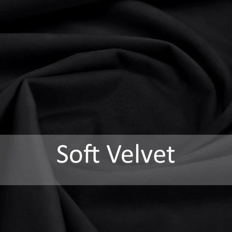 Alan Symonds Diamondo Velvet Blackout Eyelet Ring Top Curtains in Black - Image 8