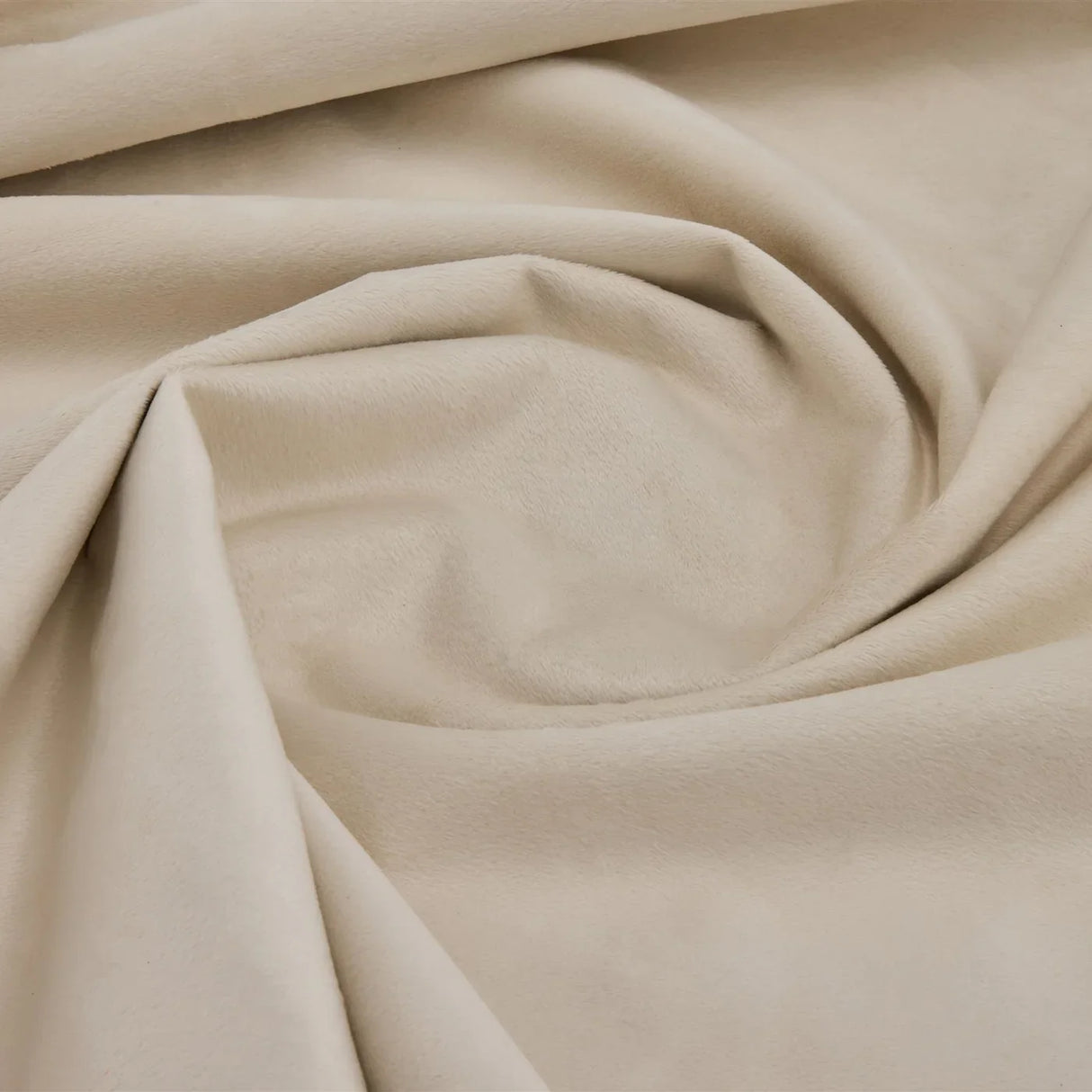 Alan Symonds Diamondo Velvet Blackout Eyelet Ring Top Curtains in Cream - Image 2