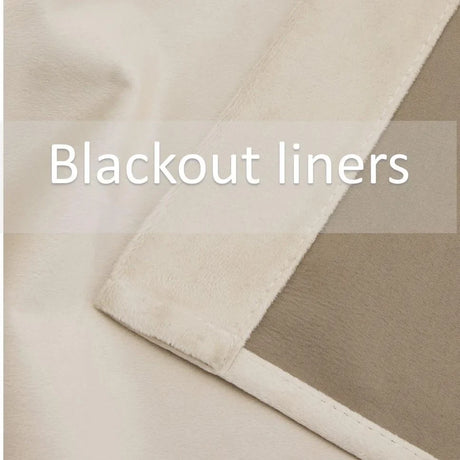 Alan Symonds Diamondo Velvet Blackout Eyelet Ring Top Curtains in Cream - Image 5