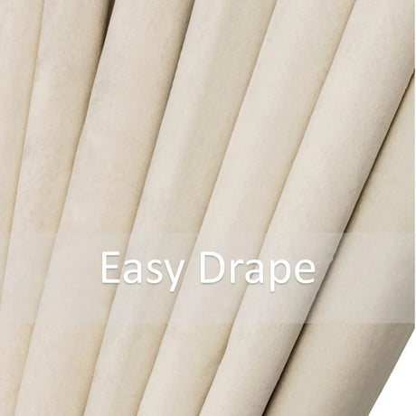 Alan Symonds Diamondo Velvet Blackout Eyelet Ring Top Curtains in Cream - Image 7