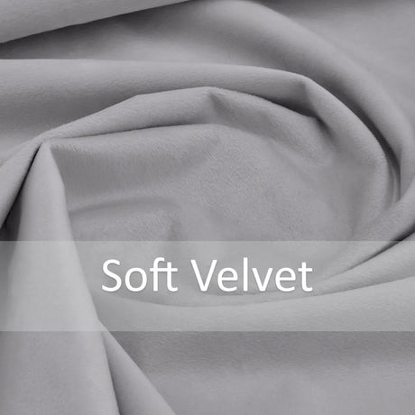 Alan Symonds Diamondo Velvet Blackout Eyelet Ring Top Curtains in Silver - Image 6