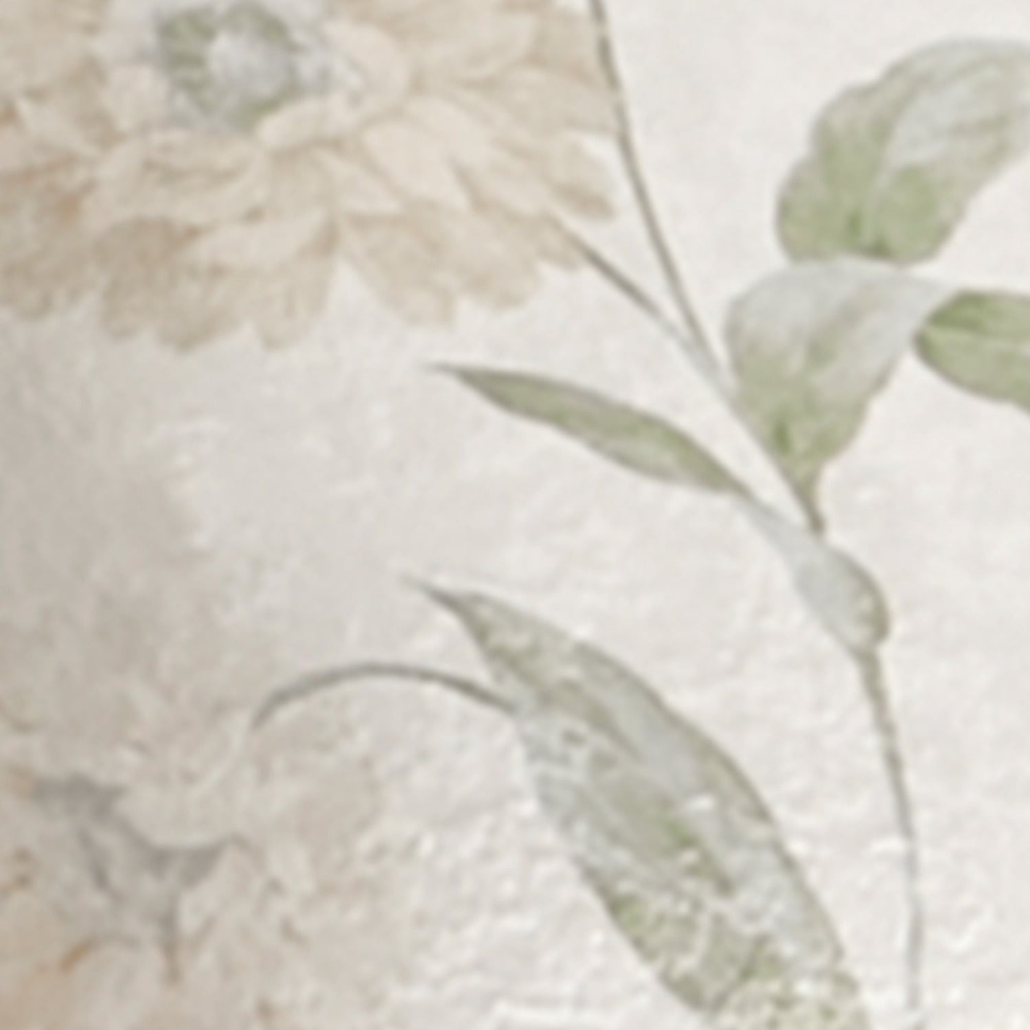 Dahlia Floral Cushion Cover 43cm x 43cm (17" x 17") - Natural - Dahlia Cushion In Natural 43 X 43Cm 2