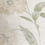 Dahlia Floral Cushion Cover 43cm x 43cm (17" x 17") - Natural - Dahlia Cushion In Natural 43 X 43Cm 2