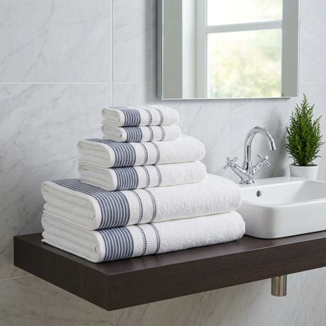 Dakota 500gsm Blue 100% Cotton Towels-2