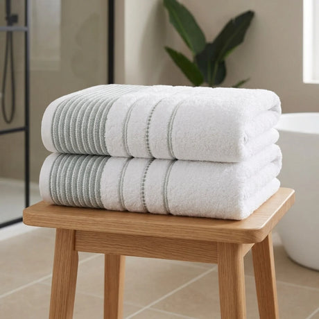 Dakota 500gsm Green 100% Cotton Towels-4
