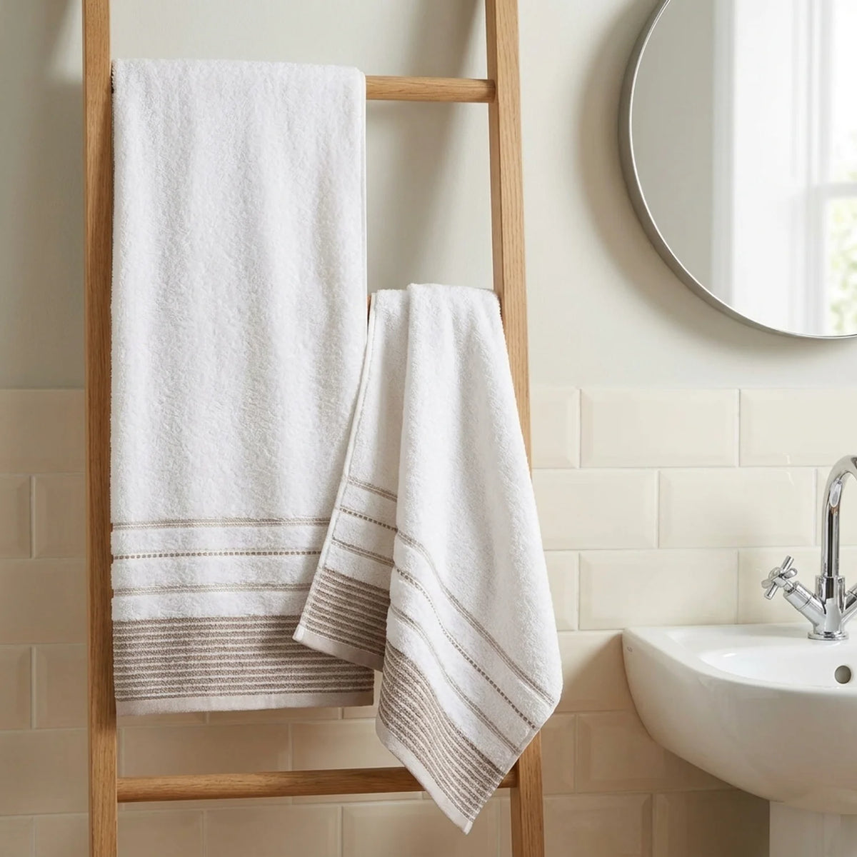 Dakota 500gsm Natural 100% Cotton Towels-3