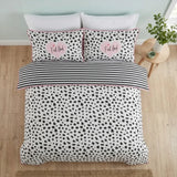 Dalmatian Black Duvet Cover Bedding Set-4
