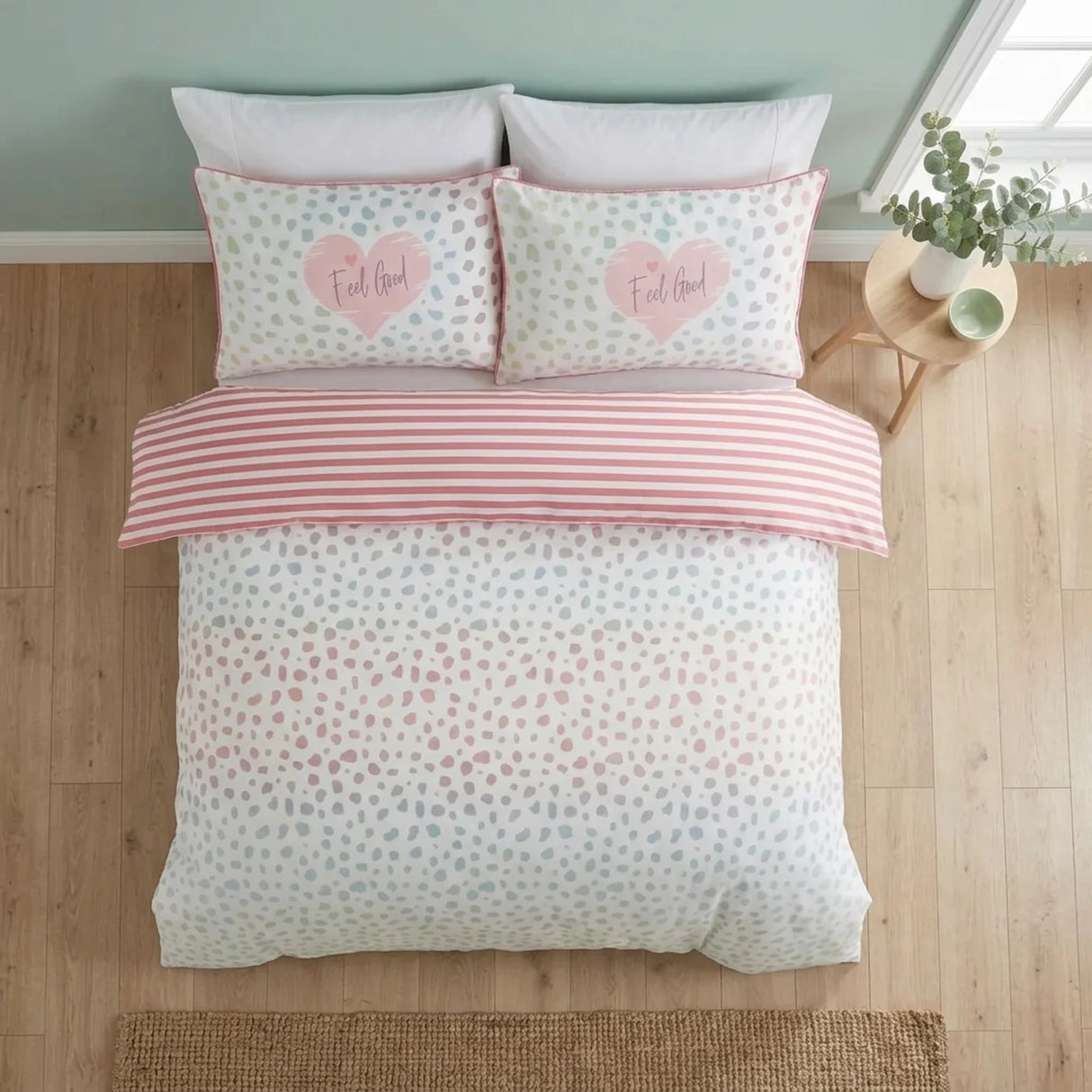 Dalmatian Blush Duvet Cover Bedding Set-3