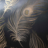 Laurence Llewelyn-Bowen Dandy Jacquard Polycotton Duvet Cover Set - Black - Dandy Duvet Cover Set In Black Gold 2