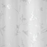 Darnley Floral Voile Curtain Panel - Darnley Voile Panel In White 2