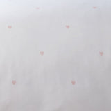 Decorative Heart Microfibre Duvet Cover Set - Blush - Decorative Heart Duvet Cover Set In Blush 3