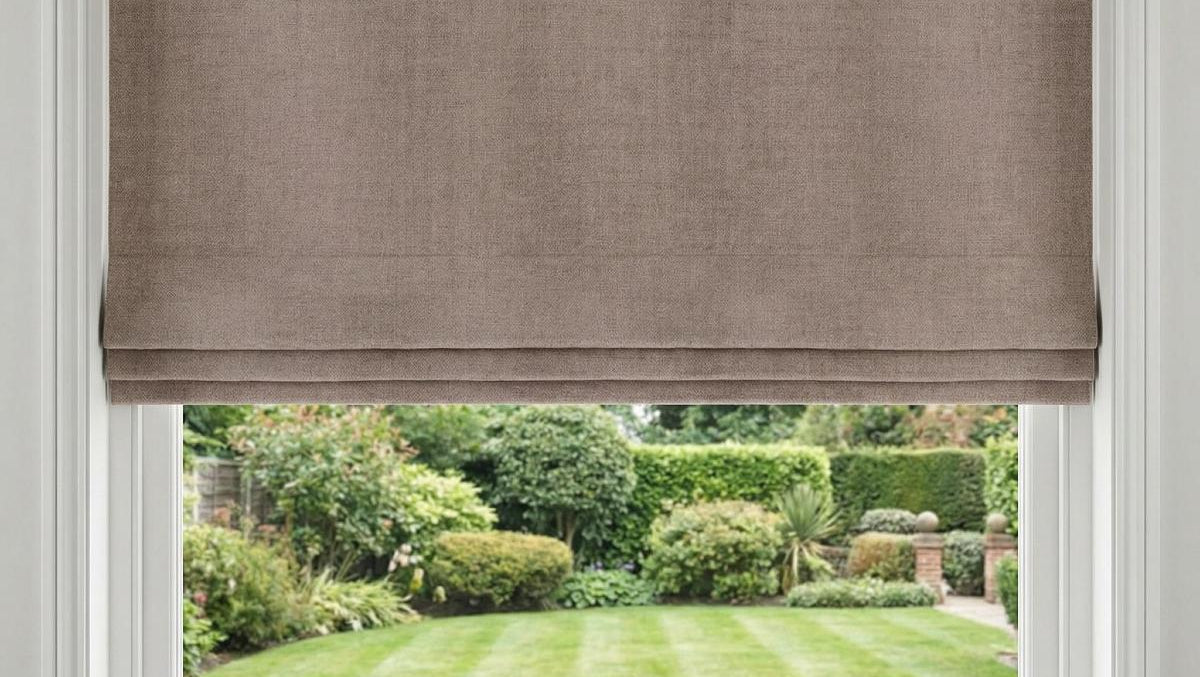 Devonshire Made to Measure Roman Blind Light Grey
