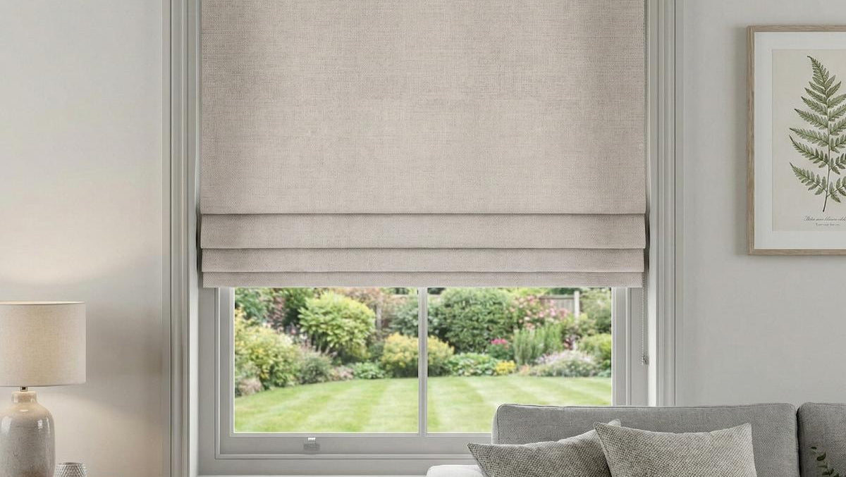 Devonshire Made to Measure Roman Blind Stone
