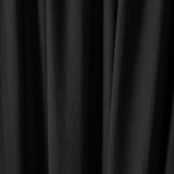 Dijon Blackout Thermal Pencil Pleat Curtains - Black Light Filtering Polycotton - Dijon Pencil Pleat Curtains In Black 4