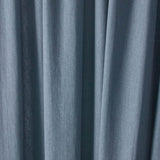 Dijon Blackout Thermal Pencil Pleat Curtains - Light Blue Light Filtering Polycotton - Dijon Pencil Pleat Curtains In Blue 4