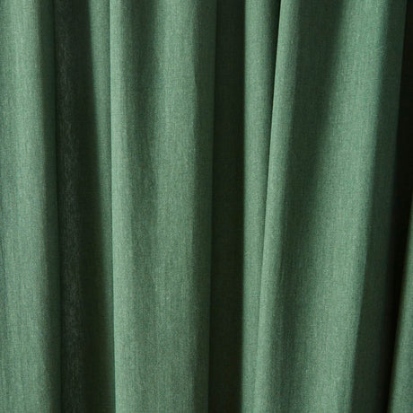 Dijon Blackout Thermal Pencil Pleat Curtains - Bottle Green Light Filtering Polycotton - Dijon Pencil Pleat Curtains In Bottle Green 3