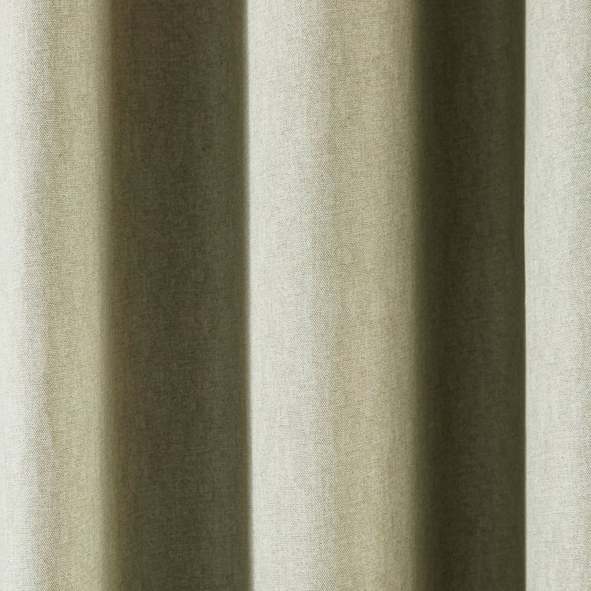 Dijon Blackout Thermal Pencil Pleat Curtains - Green Light Filtering Polycotton - Dijon Pencil Pleat Curtains In Green 3