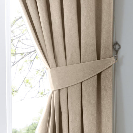 Dijon Blackout Thermal Pencil Pleat Curtains - Natural Light Filtering Polycotton - Dijon Pencil Pleat Curtains In Natural 4