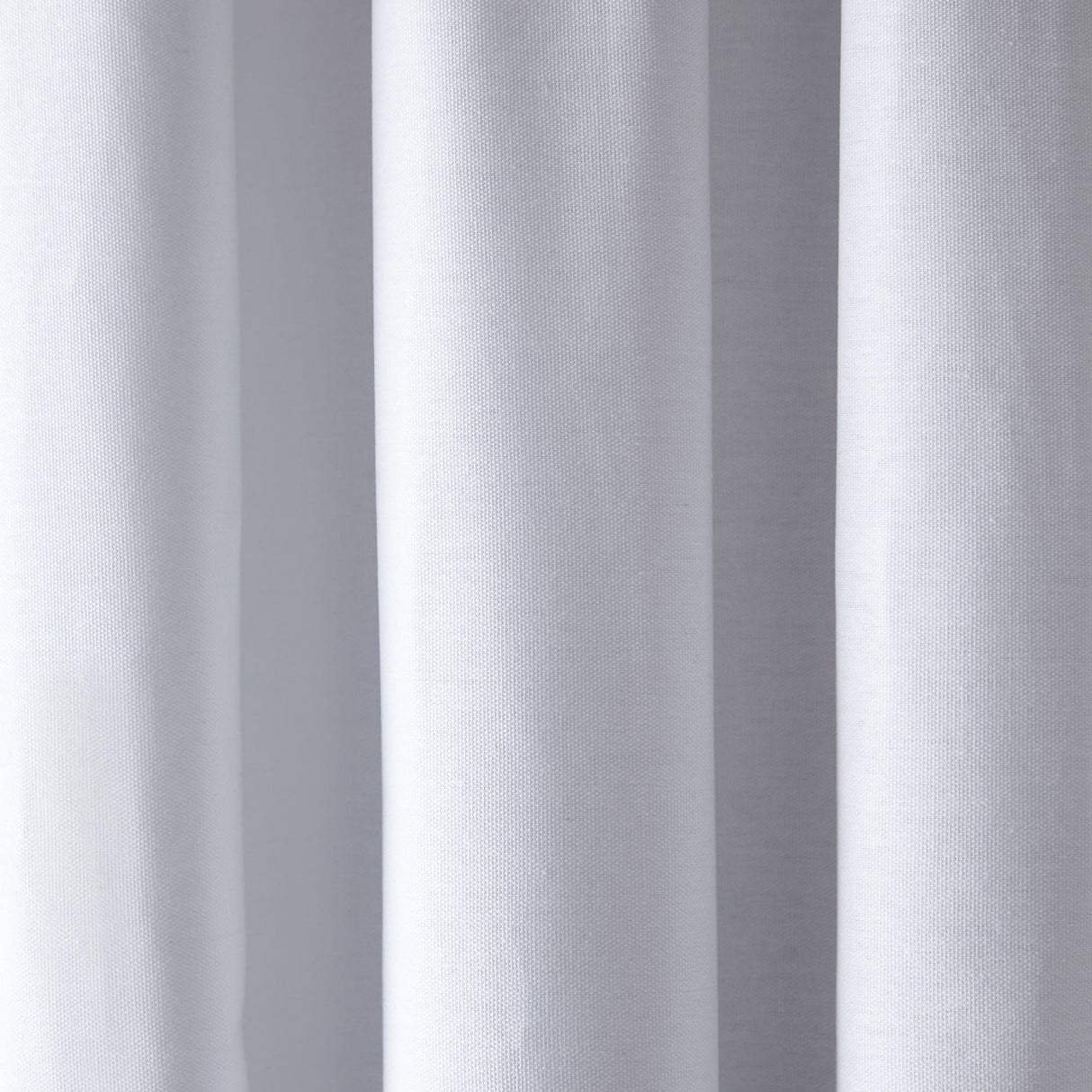 Dijon Blackout Thermal Pencil Pleat Curtains - White Light Filtering Polycotton - Dijon Pencil Pleat Curtains In White 3