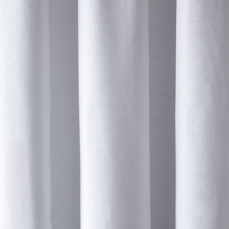 Dijon Blackout Thermal Pencil Pleat Curtains - White Light Filtering Polycotton - Dijon Pencil Pleat Curtains In White 3