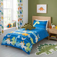 Dinosaur Duvet Cover Set - Blue