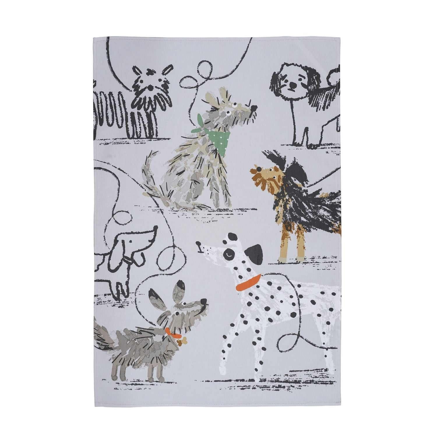 Ulster Weavers Dog Days Dog Print Tea Towel