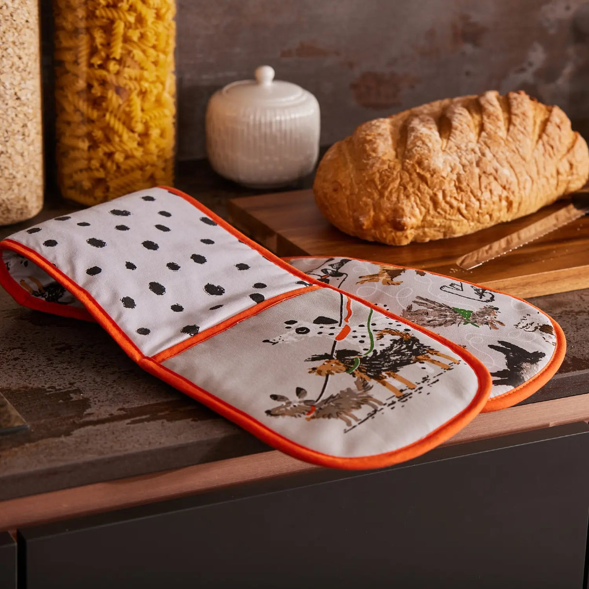 Ulster Weavers Dog Days Dog Print Double Oven Glove