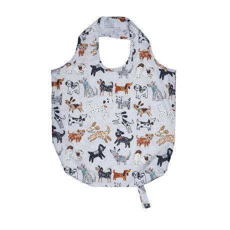 Ulster Weavers Dog Days Dog Print Packable Shopping Bag