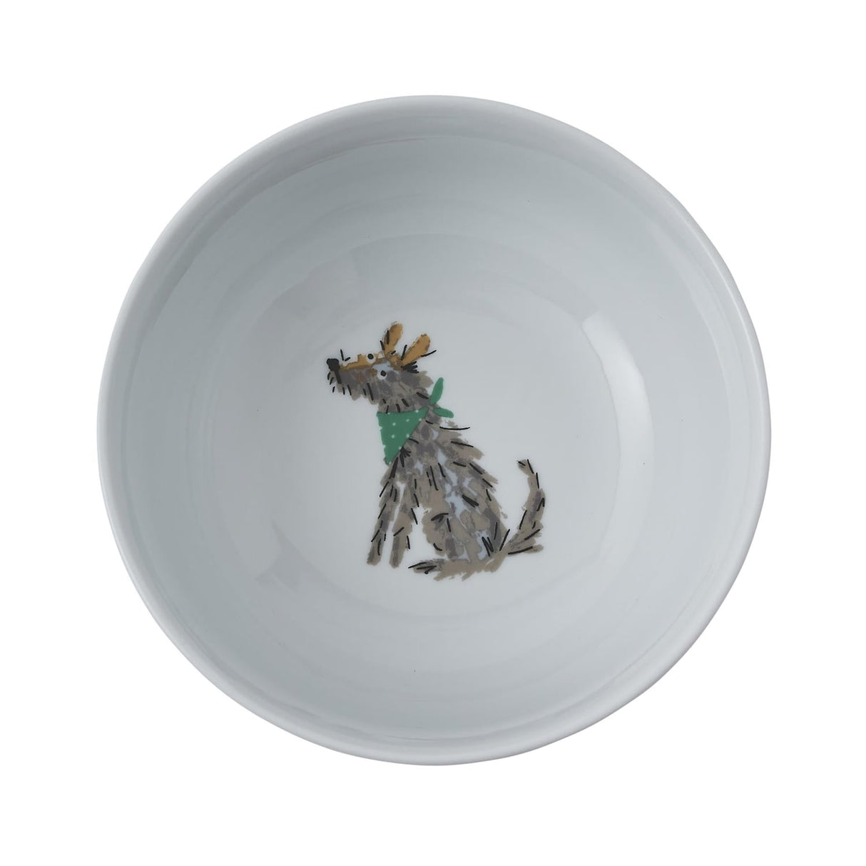 Ulster Weavers Dog Days Dog Print Porcelain Bowl - Dog Days Porcelain Bowl In White 2