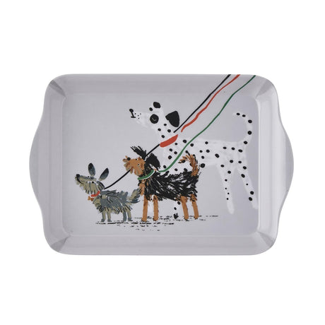 Ulster Weavers Dog Days Dog Print Scatter Tray - Dog Days Scatter Tray In Grey 2