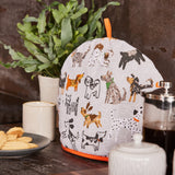 Ulster Weavers Dog Days Dog Print Tea Cosy - Dog Days Tea Cosy In Grey 3