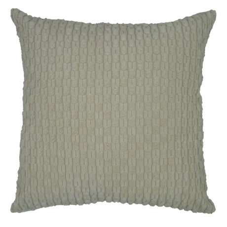 Dorset Textured Cushion Cover and Filled Cushion 18" x 18" (45cm x 45cm) by Sundour