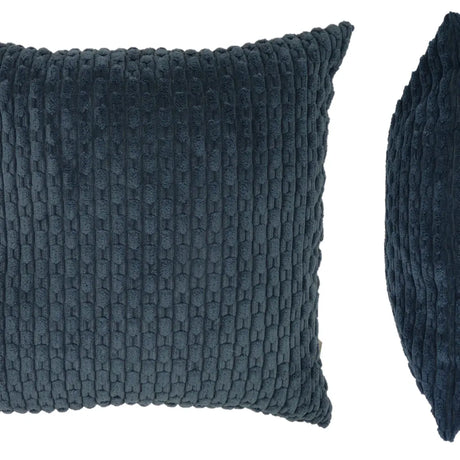 Dorset Textured Cushion Cover and Filled Cushion 18" x 18" (45cm x 45cm) by Sundour