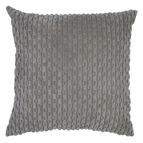 Dorset Textured Cushion Cover and Filled Cushion 18" x 18" (45cm x 45cm) by Sundour