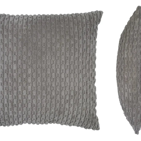 Dorset Textured Cushion Cover and Filled Cushion 18" x 18" (45cm x 45cm) by Sundour