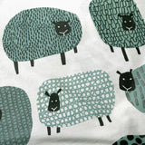 Dotty Sheep Polycotton Duvet Cover Set - Duck Egg - Dotty Sheep Duvet Cover Set In Duck Egg 3